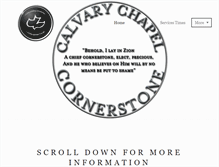 Tablet Screenshot of cccornerstone.com